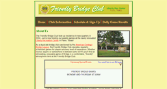 Desktop Screenshot of friendlybridgeclub.org